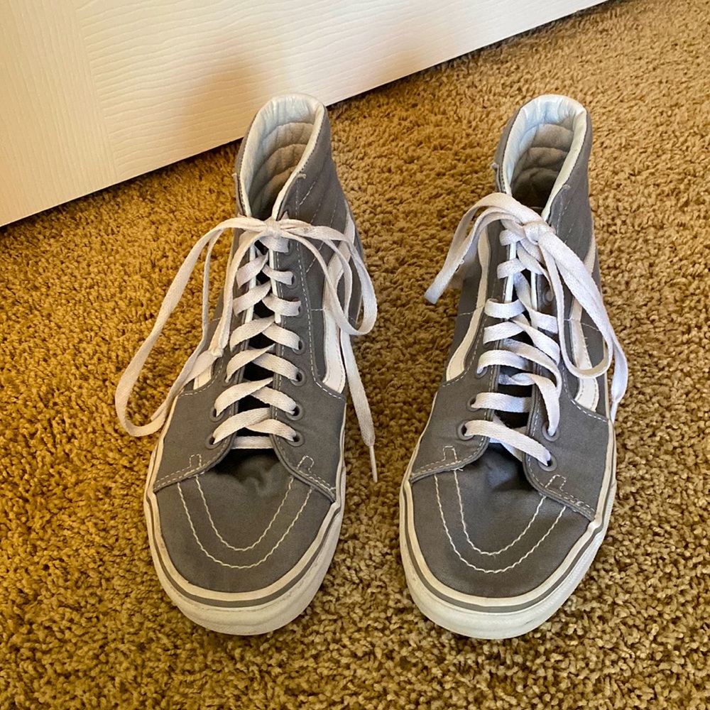 Vans Grey Hightop Shoes